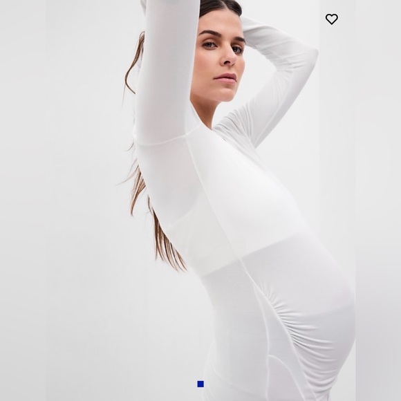 GAP Tops - Maternity- White Long-Sleeve Nursing Top
